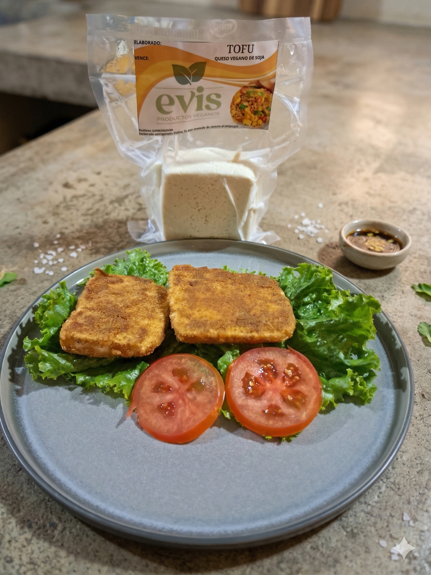 Tofu apanado